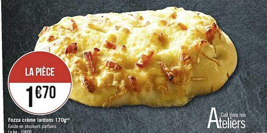 fozza crème lardons 170g