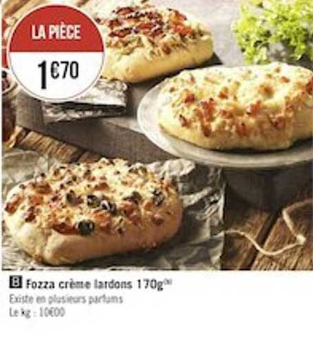 fozza crème lardons 170g