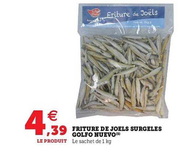 friture de joëls surgelés golfo nuevo