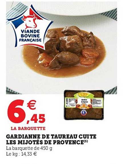 gardianne de taureau cuite les mijotés de provence