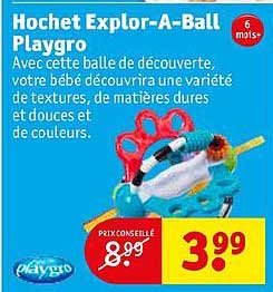 Hochet Explor-a-ball Playgro