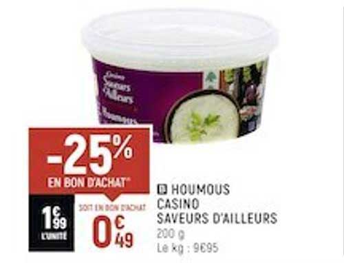 houmous casino saveurs d'ailleurs