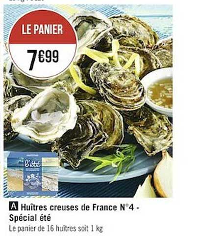 huîtres creuses de france n°4 - spécial été