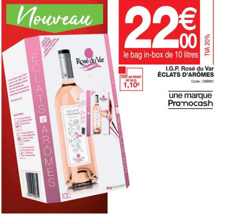 i.g.p. rosé du var éclats d'arômes