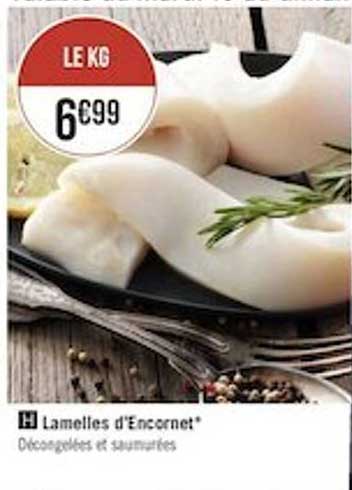 lamelles d'encornet
