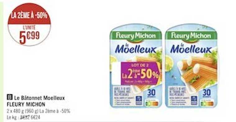 le bâtonnet moelleux fleury michon