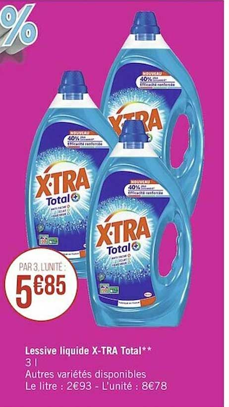 Lessive Liqide X-tra Total