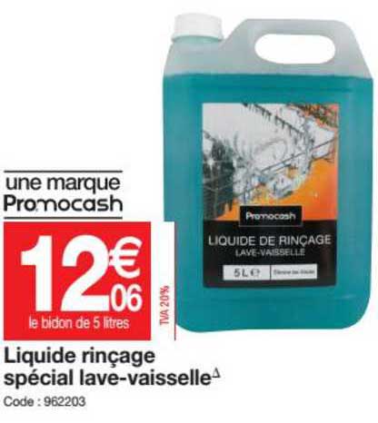 liquide rinçage spécial lave-vaisselle