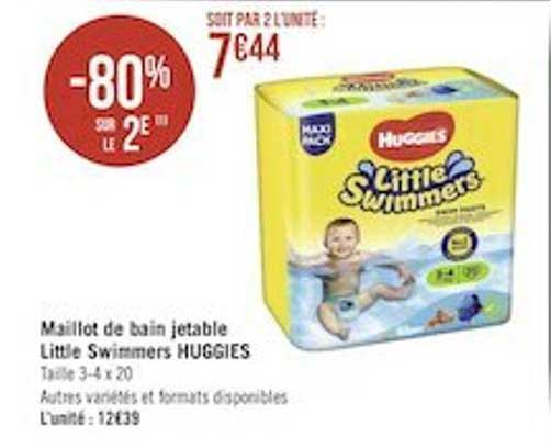 maillot de bain jetable little swimmers huggies
