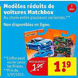 modèles réduits de moitures matchbox