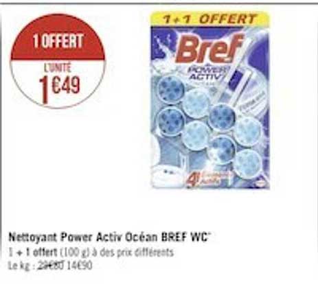 Nettoyant Power Activ Océan Bref Wc