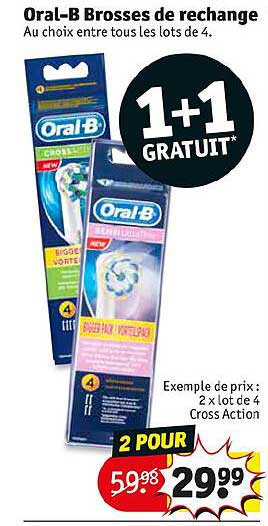 oral-b brosses de rechange