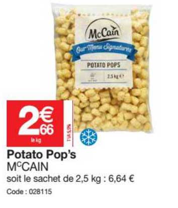 potato pop's mc cain