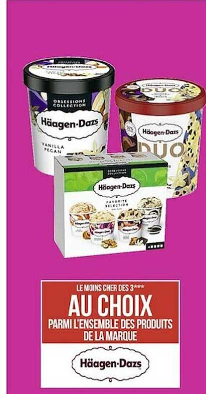 produits de la marque häagen-dazs