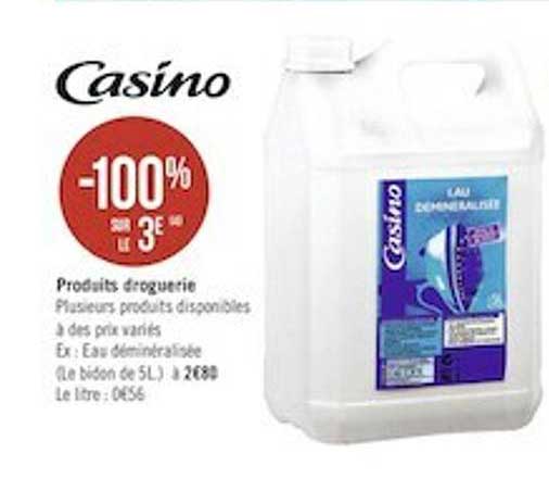 produits droguerie casino