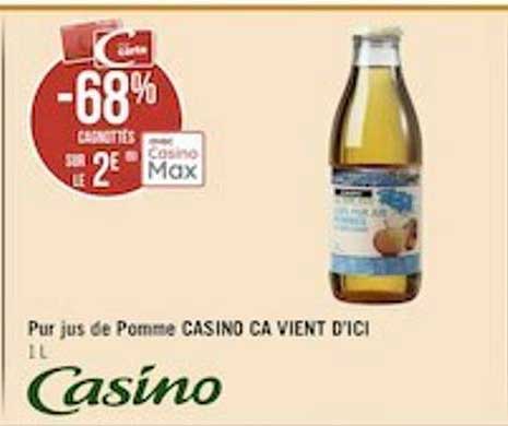 pur jus de pomme casino ça vient d'ici