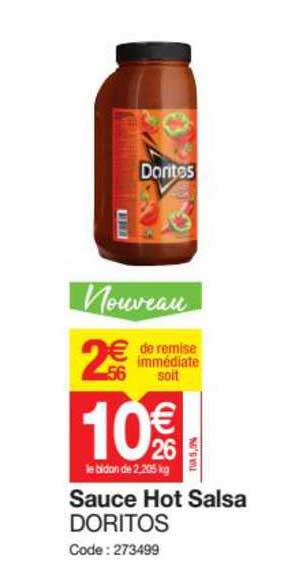 sauce hot salsa doritos
