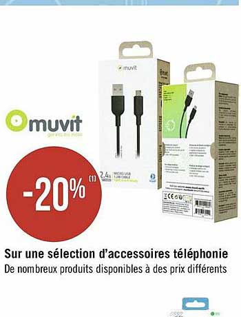 Sélection D'accessoires Téléphonie Muvit