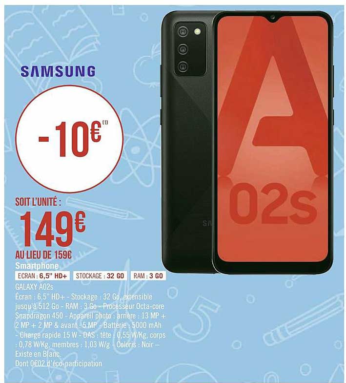 Smartphone Galaxy A02s Samsung