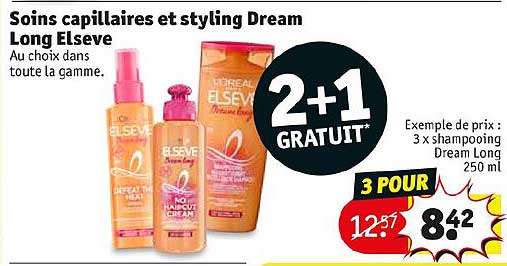 Soins Capillaires Et Styling Dream Long Elsève