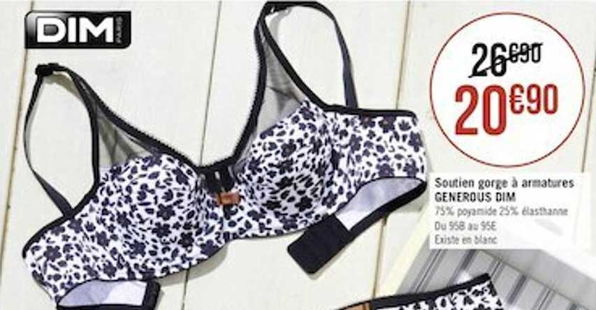 soutien gorge à armatures generous dim