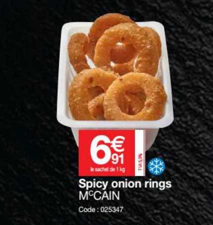 Spicy Onion Rings Mc Cain