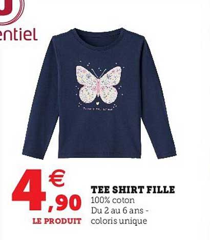 tee-shirt fille