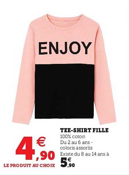 tee-shirt fille