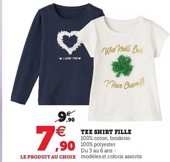 tee-shirt fille