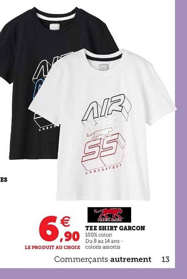 tee-shirt garçon airness