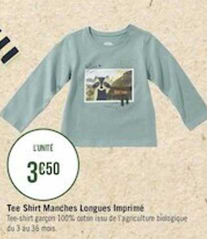 tee-shirt manches longues imprimé
