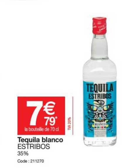 tequila blanco estribos