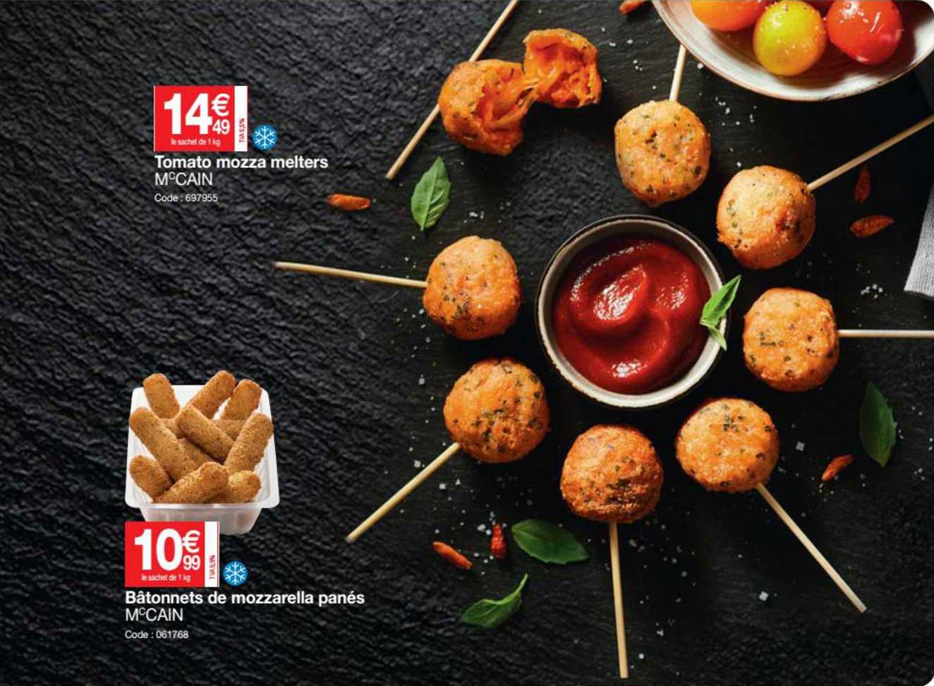 tomato mozza melters mc cain