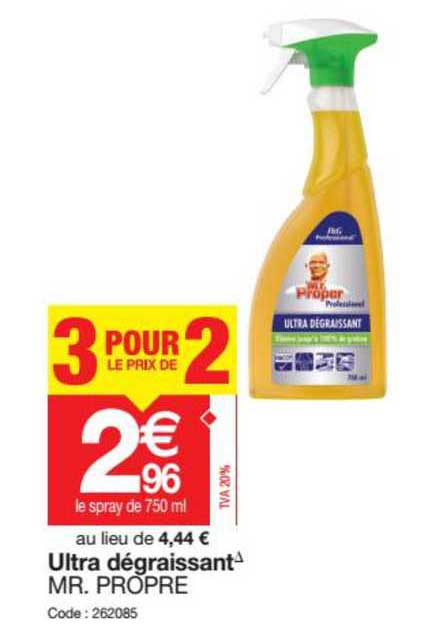 ultra dégrissant mr. propre