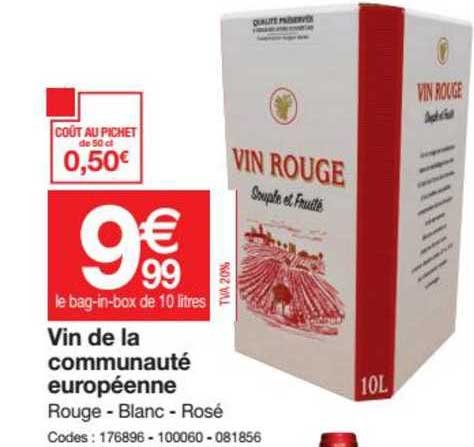 vin de la communauté européenne
