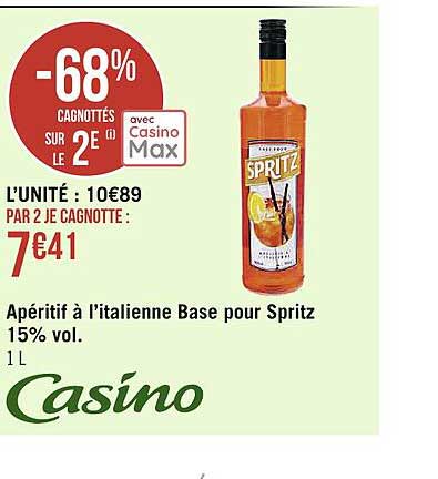 apéritif à l'italienne base pour spritz 15% vol.