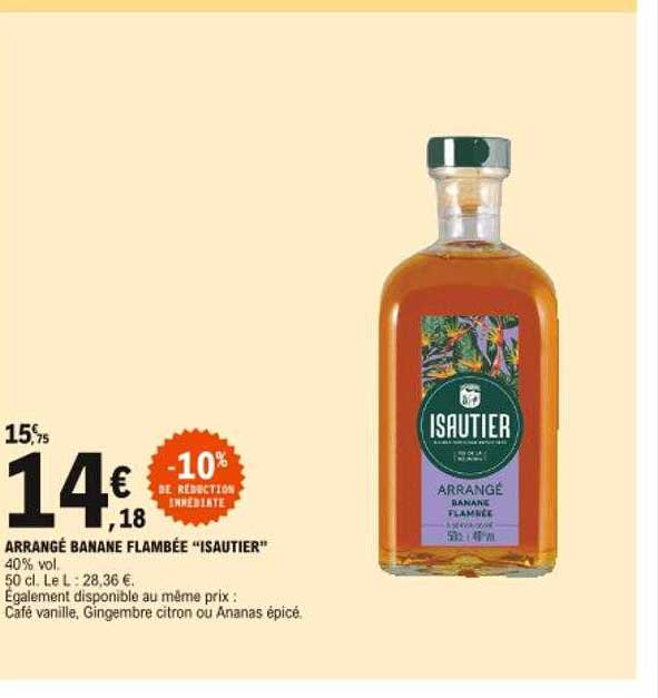 arrangé banane flambée "isautier"