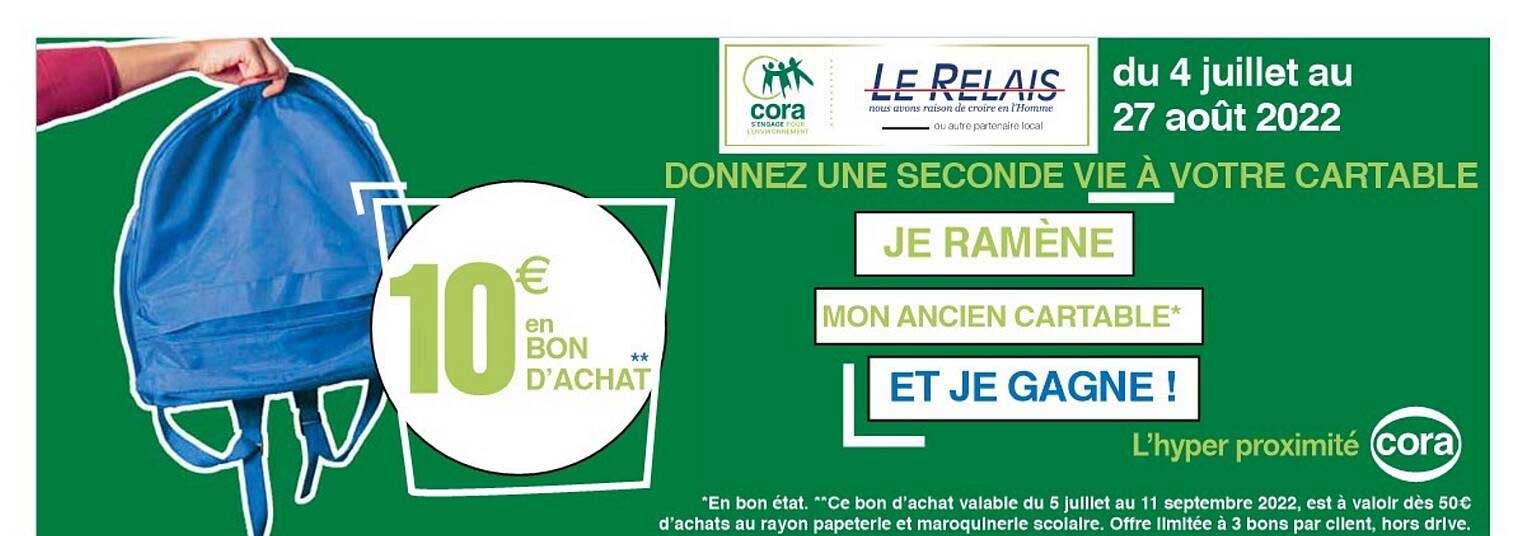 donnez une seconde vie à votre cartable