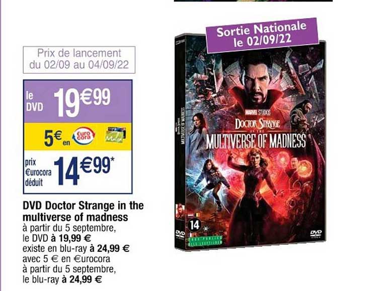 dvd doctor strange in the multiverse of madness