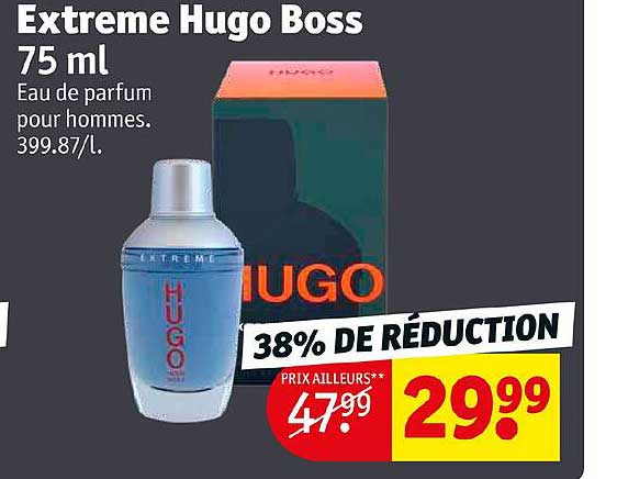 Eau De Parfum Pour Hommes Extreme Hugo Boss 75 Ml