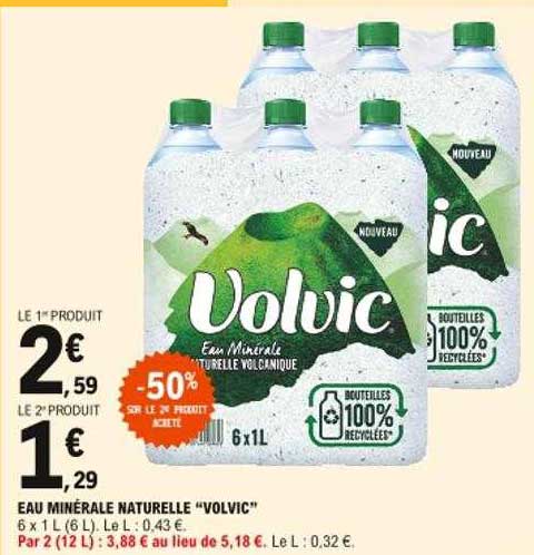 Eau Minérale Naturelle "volvic"