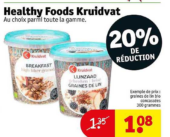 healthy foods kruidvat