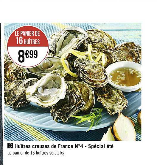 huîtres creuses de france n°4 - spécial été