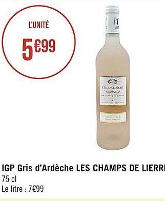 igp gris d'ardèche les champs de lierre