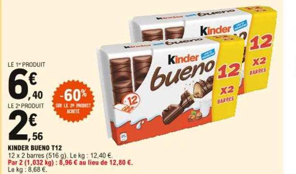 kinder bueno t12