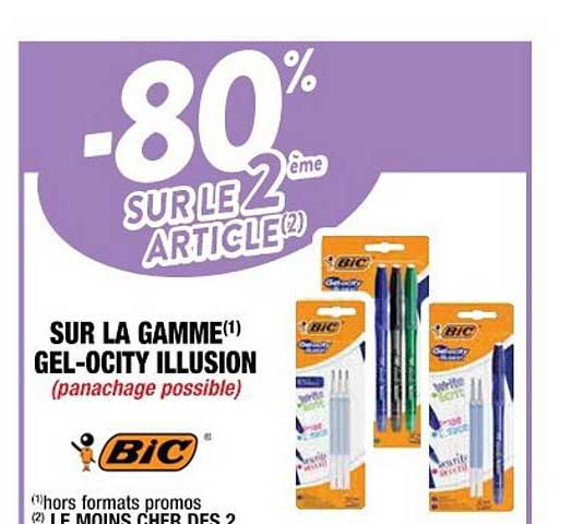 La Gamme Gel-ocity Illusion Bic