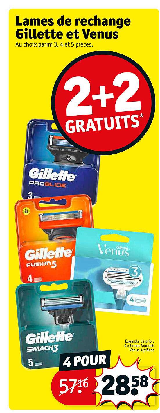 Lames De Rechange Gillette Et Venus