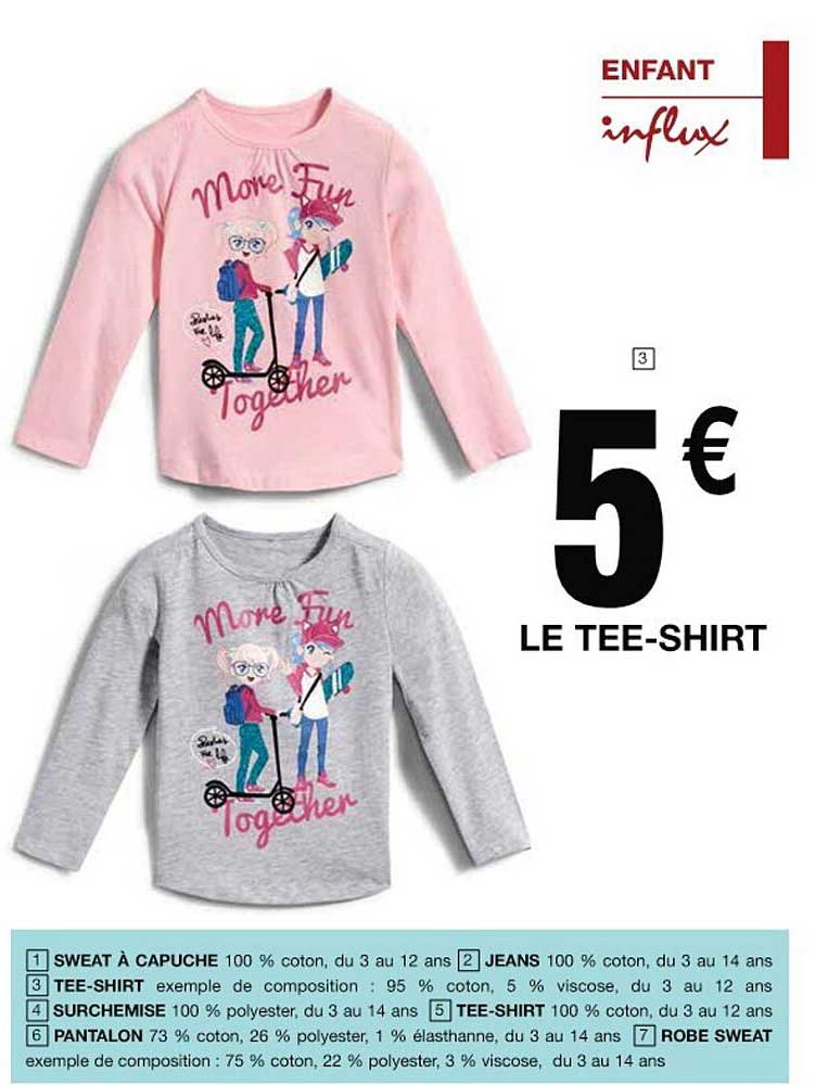 le tee-shirt influx
