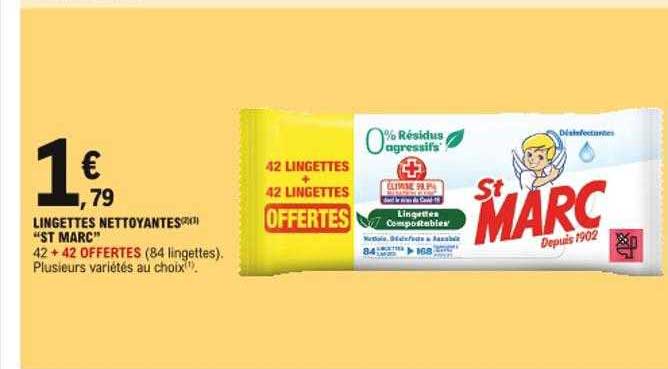 lingettes nettoyantes "st marc"