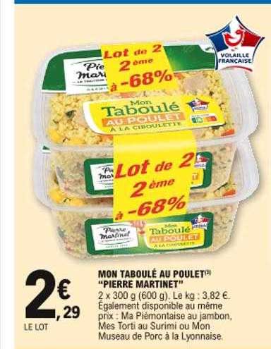 mon taboulé au poulet "pierre martinet"